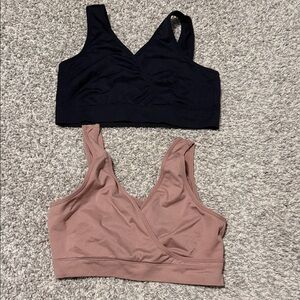 Auden nursing bras Black and pink